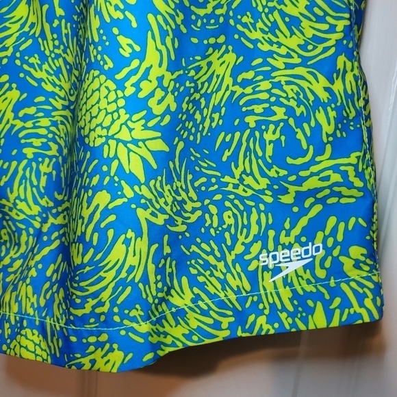 Speedo Pineapple Design Swim Trunks Sz M - Picture 2 of 7